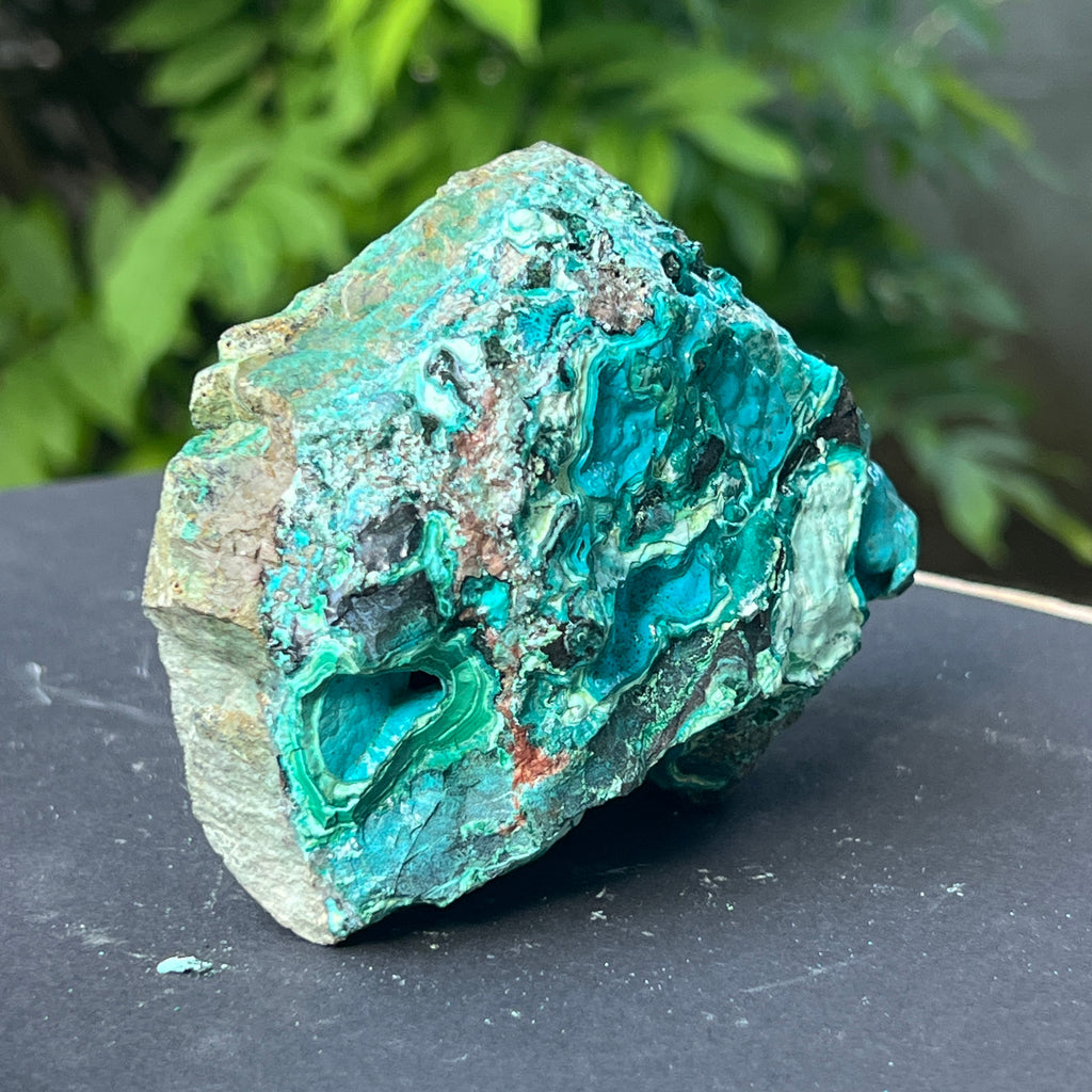 Cluster crisocola botrioidală model 6 din Congo, pietre semipretioase - druzy.ro 7 
