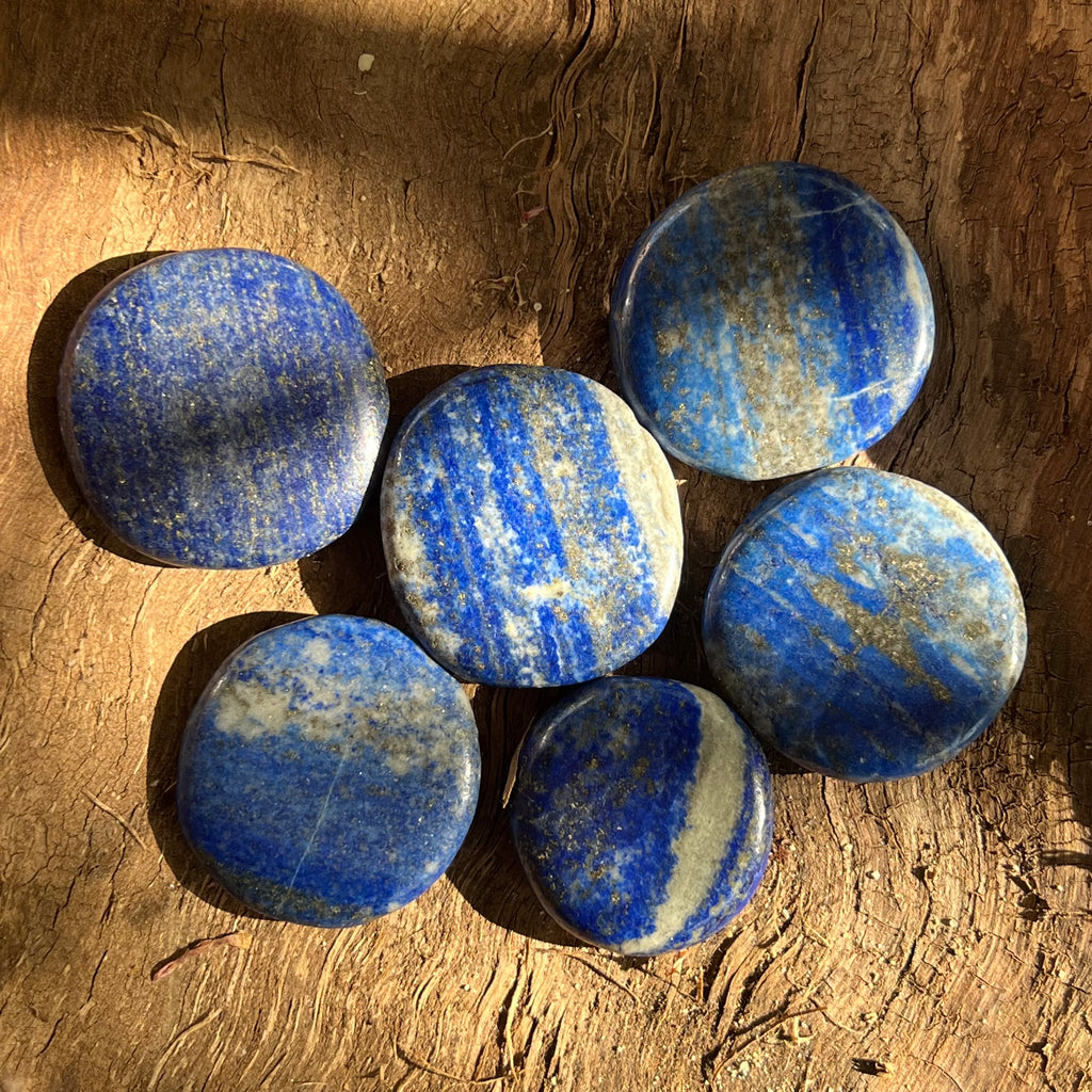 Lapis Lazuli palmstone 4-5 cm, druzy.ro, pietre semipretioase 3