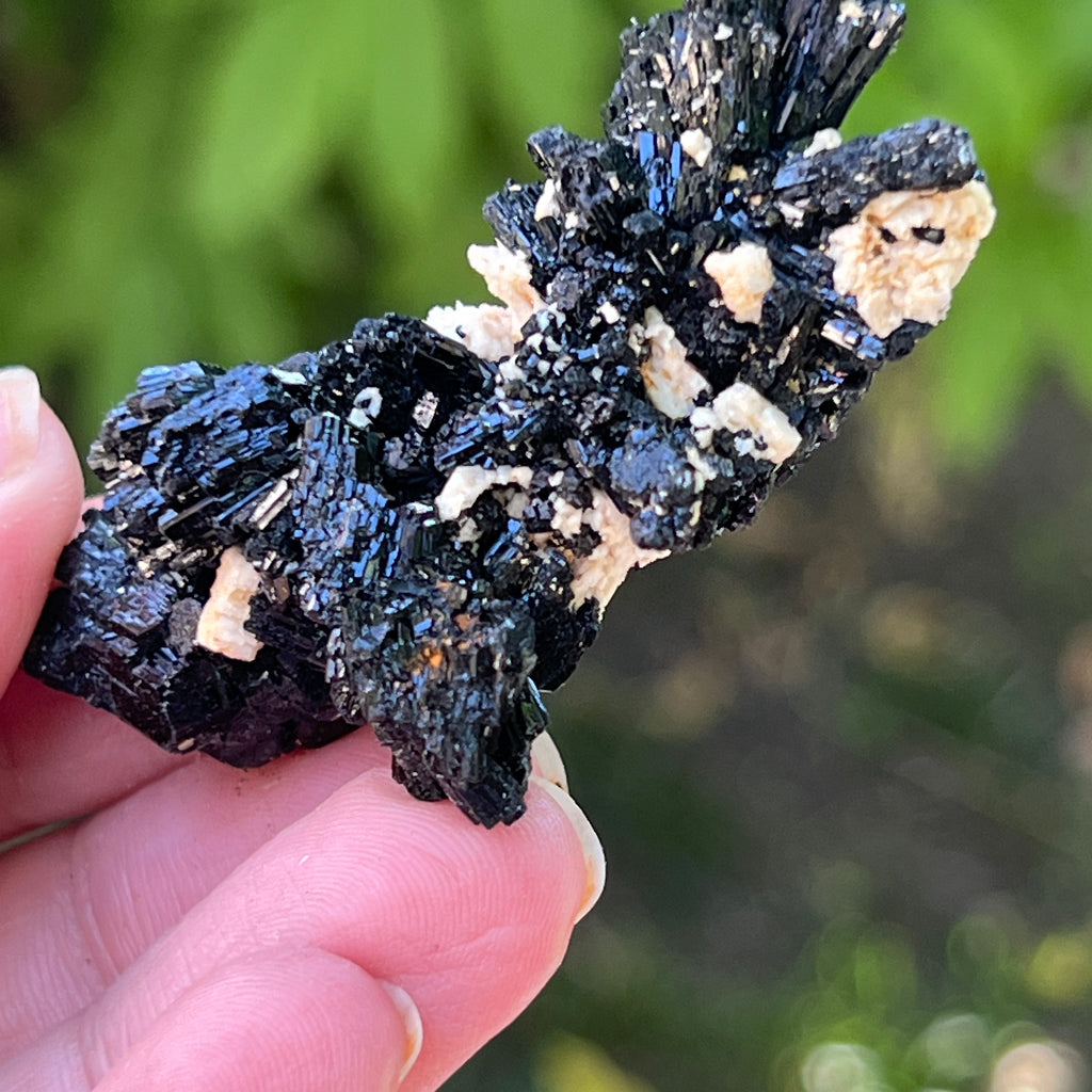 Cluster turmalina neagra model 20 din Erongo, Namibia, pietre semipretioase - druzy.ro 6 