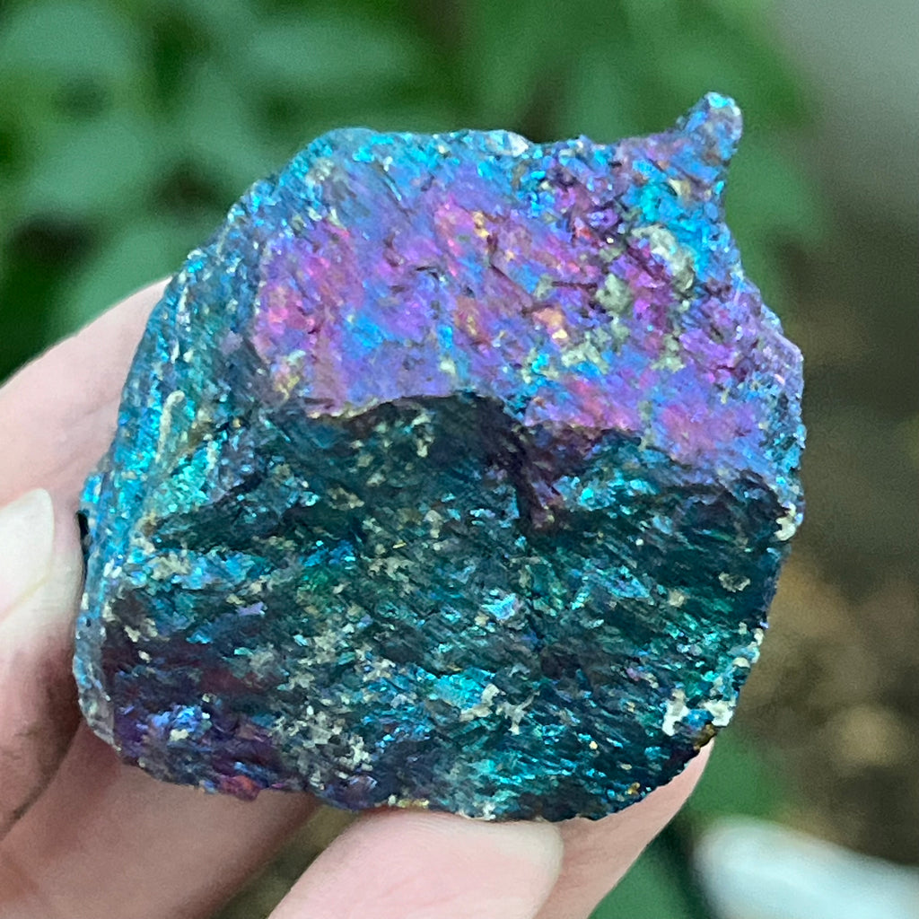 Calcopirita iridescentă din Mexic model 11, pietre semipretioase - druzy.ro 1 