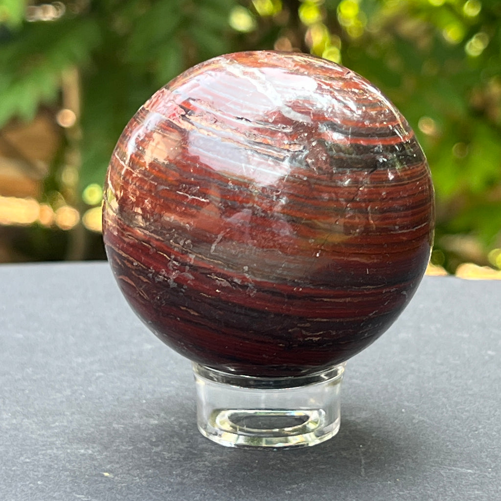 Sfera jasp rosu din Zimbabwe m3, pietre semipretioase - druzy.ro 4 