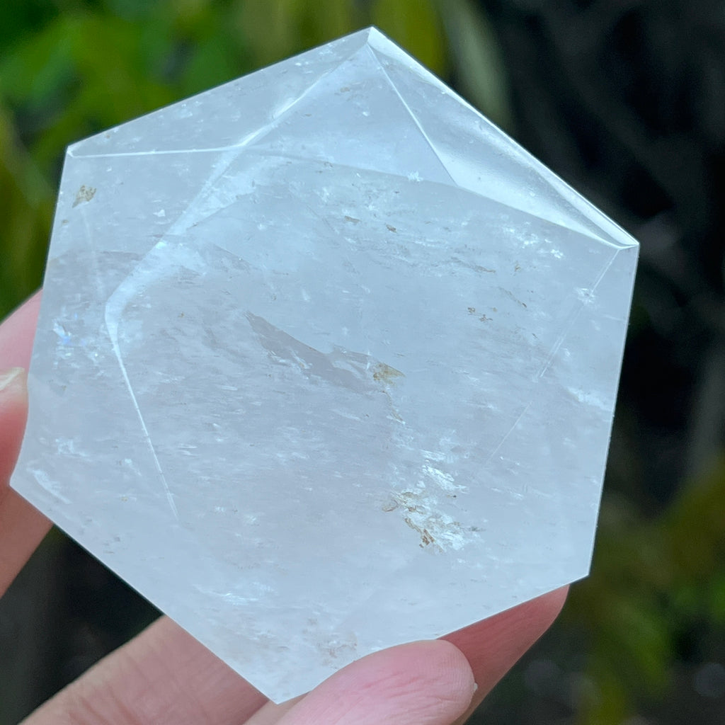 Cuart forma diamant caliate extra, cristal de stanca/cuart incolor m10, pietre semipretioase - druzy.ro 6 