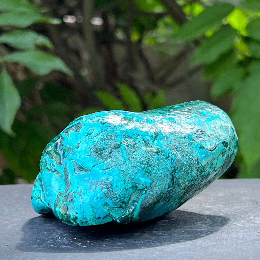 Malacola malachit cu crisocola piatra polisata | Model 4, pietre semipretioase - druzy.ro 3 