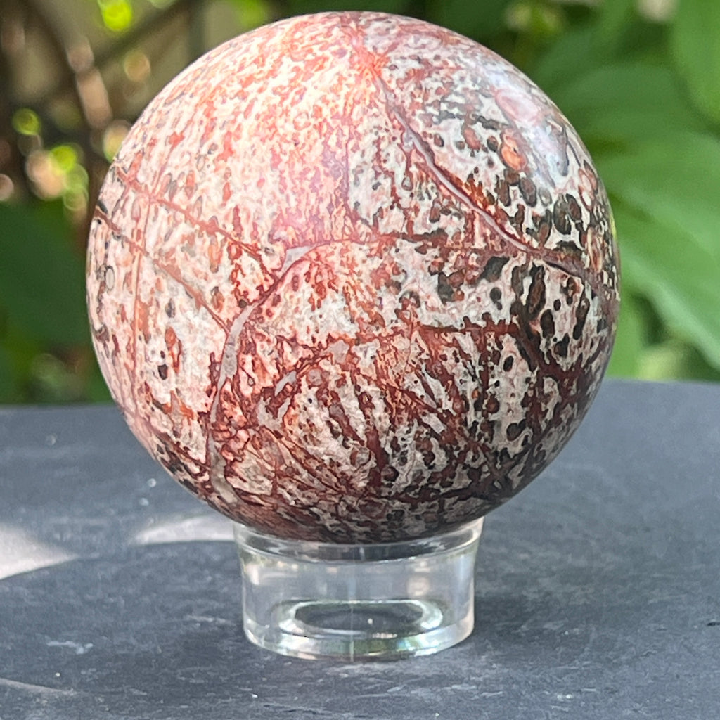 Sfera jasp piele de sarpe din Australia | Model 10, pietre semipretioase - druzy.ro 2 