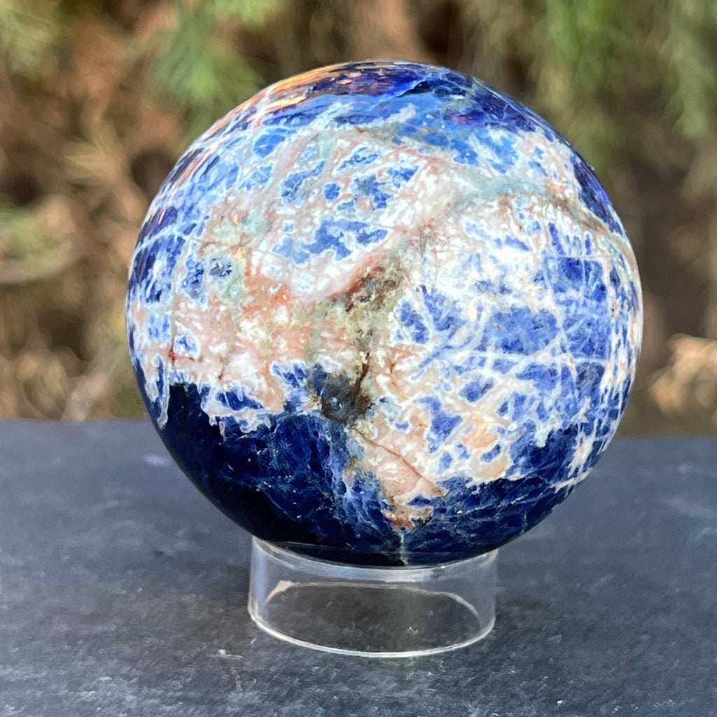 Sodalit sfera model 2 6.5 cm, druzy.ro, cristale 4