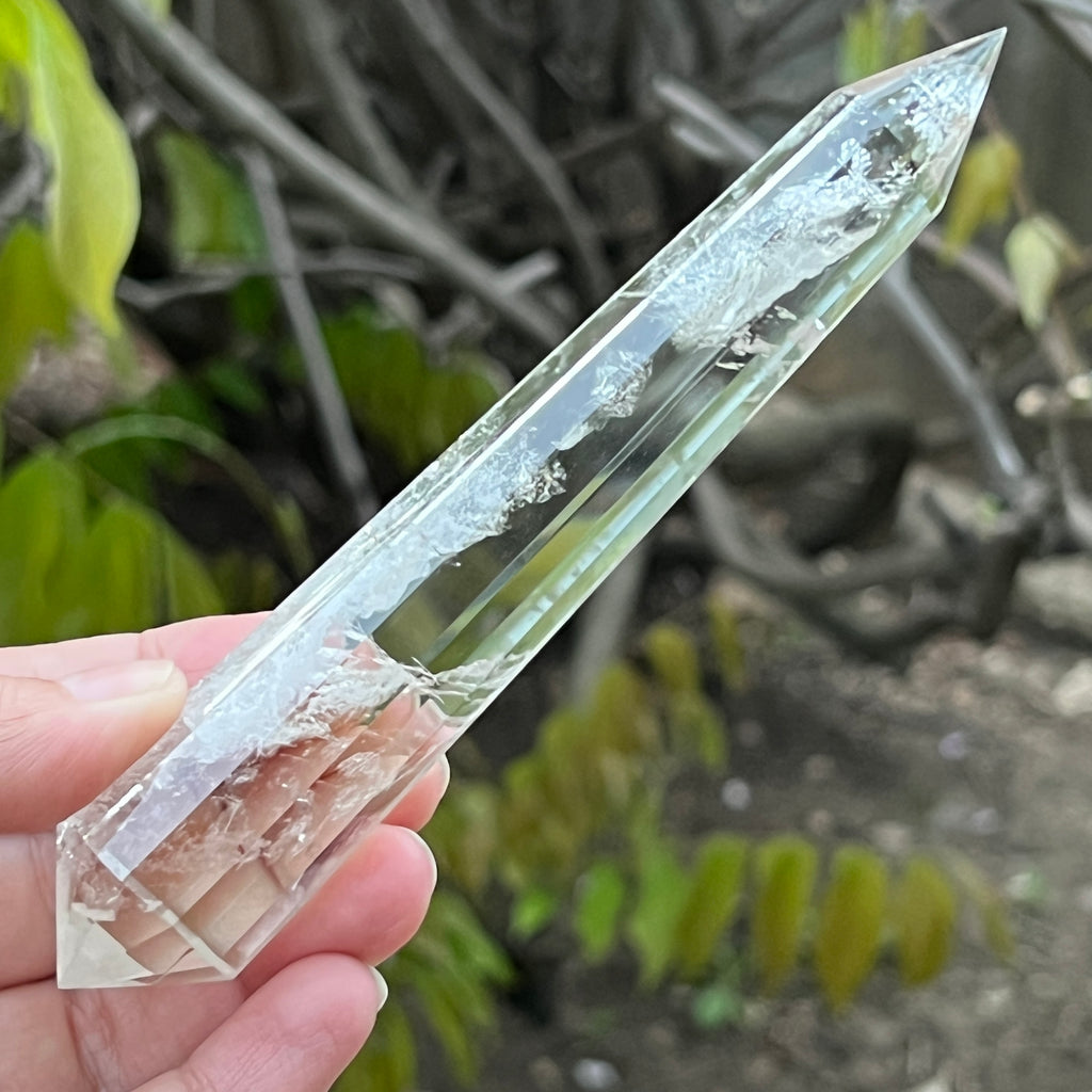 Bagheta cuart vogel, 12 fete, Brazilia model 19, pietre semipretioase - druzy.ro 3 