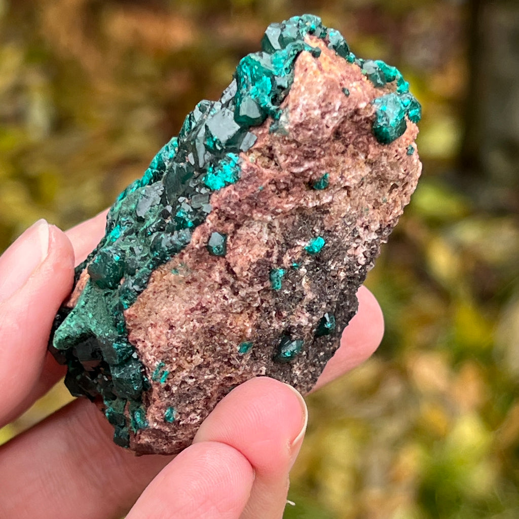 Dioptaz cluster din Congo model 12, pietre semipretioase - druzy.ro 9 