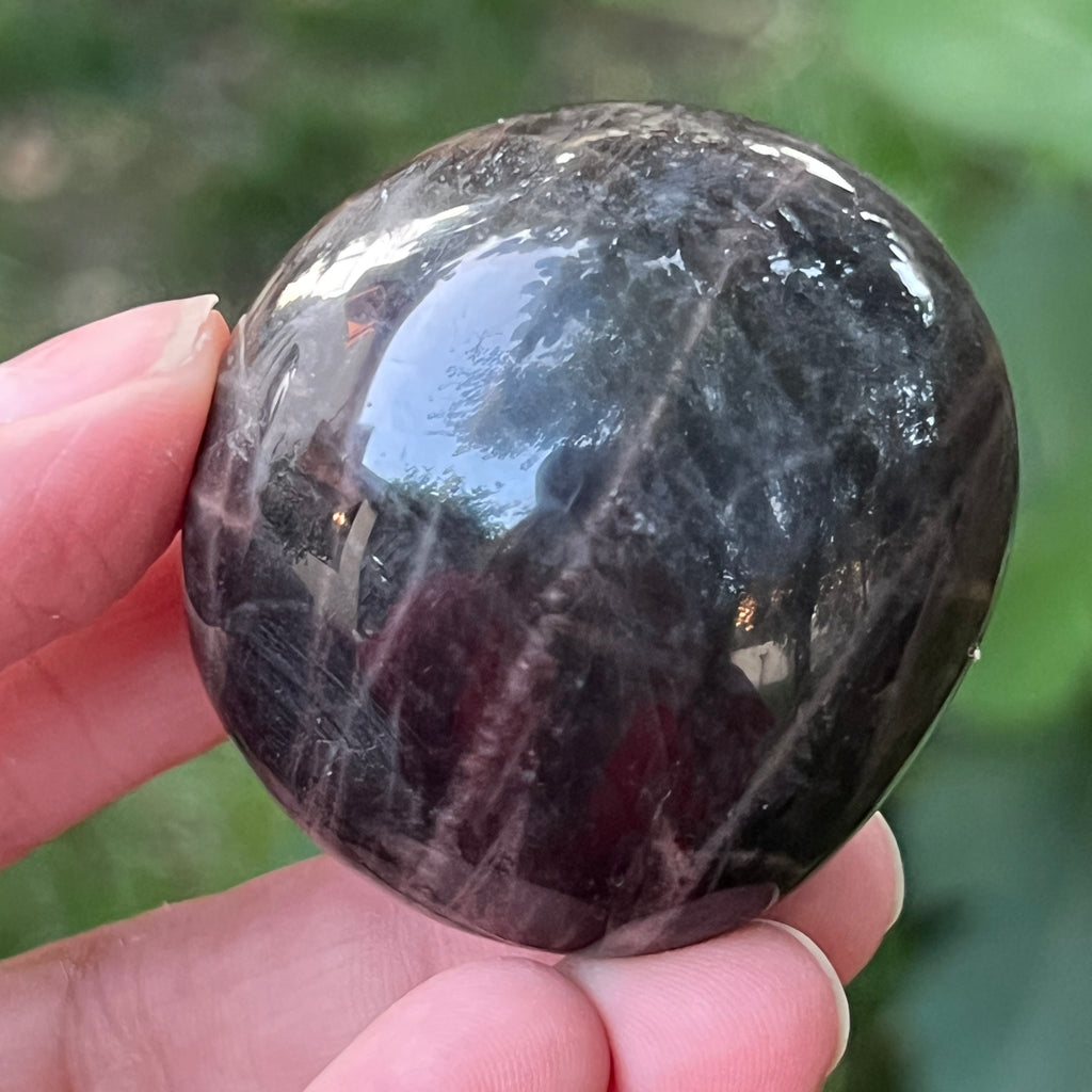 Palmstone piatra lunii somon gri | Model 3, pietre semipretioase - druzy.ro 3 