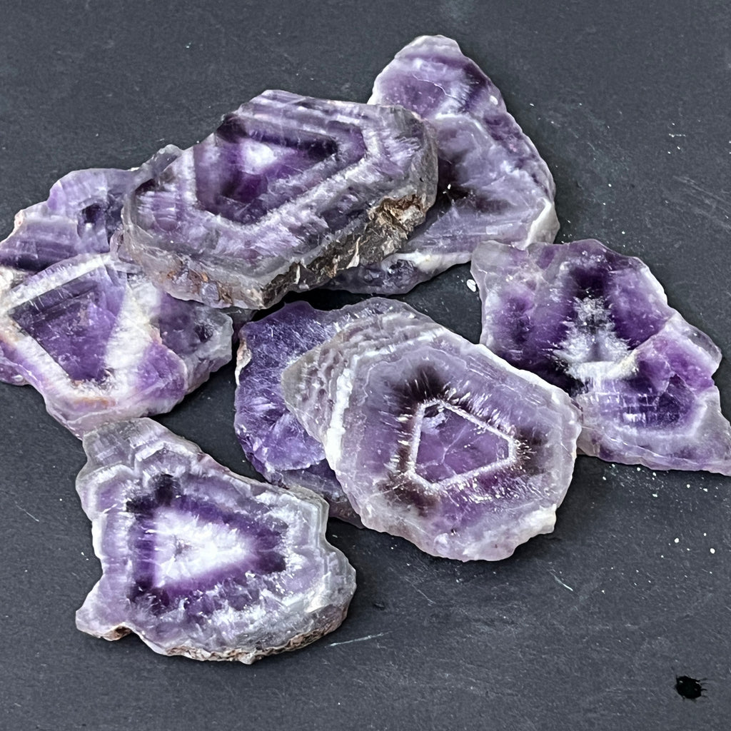 Felie nodul ametist chevron, pietre semipretioase - druzy.ro 2 