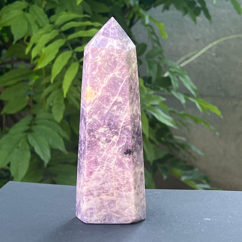 Obelisc lepidolit | Model L1, pietre semipretioase - druzy.ro 6 