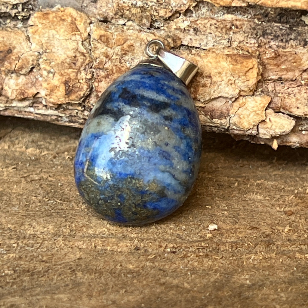 Pandantiv lapis lazuli TUMBLE, pietre semipretioase - druzy.ro 1 
