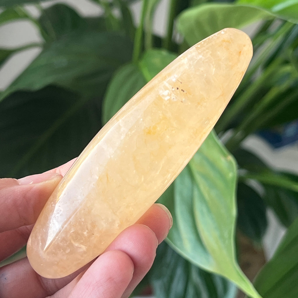 Bagheta golden healer, cuart lamaie model 12, pietre semipretioase - druzy.ro 1 