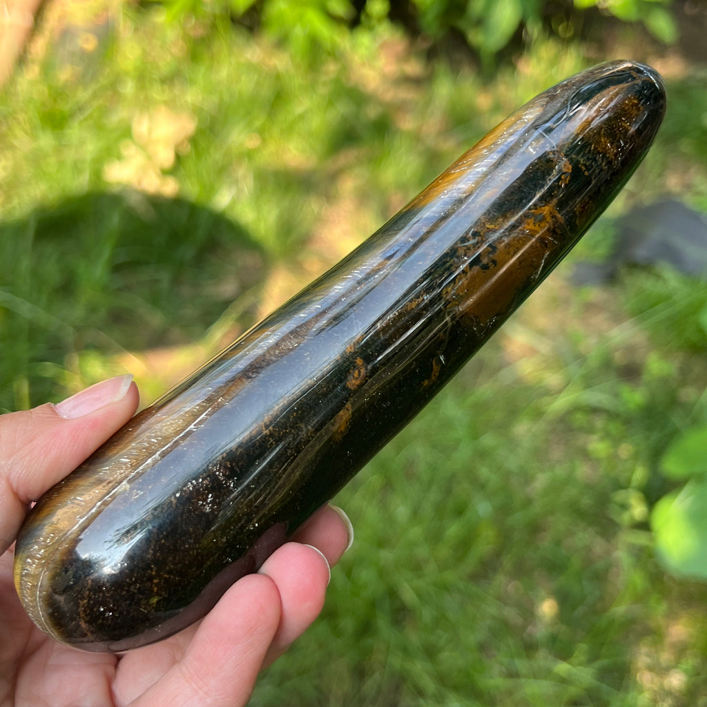 Bagheta masaj ochi de tigru m3, pietre semipretioase - druzy.ro 5 