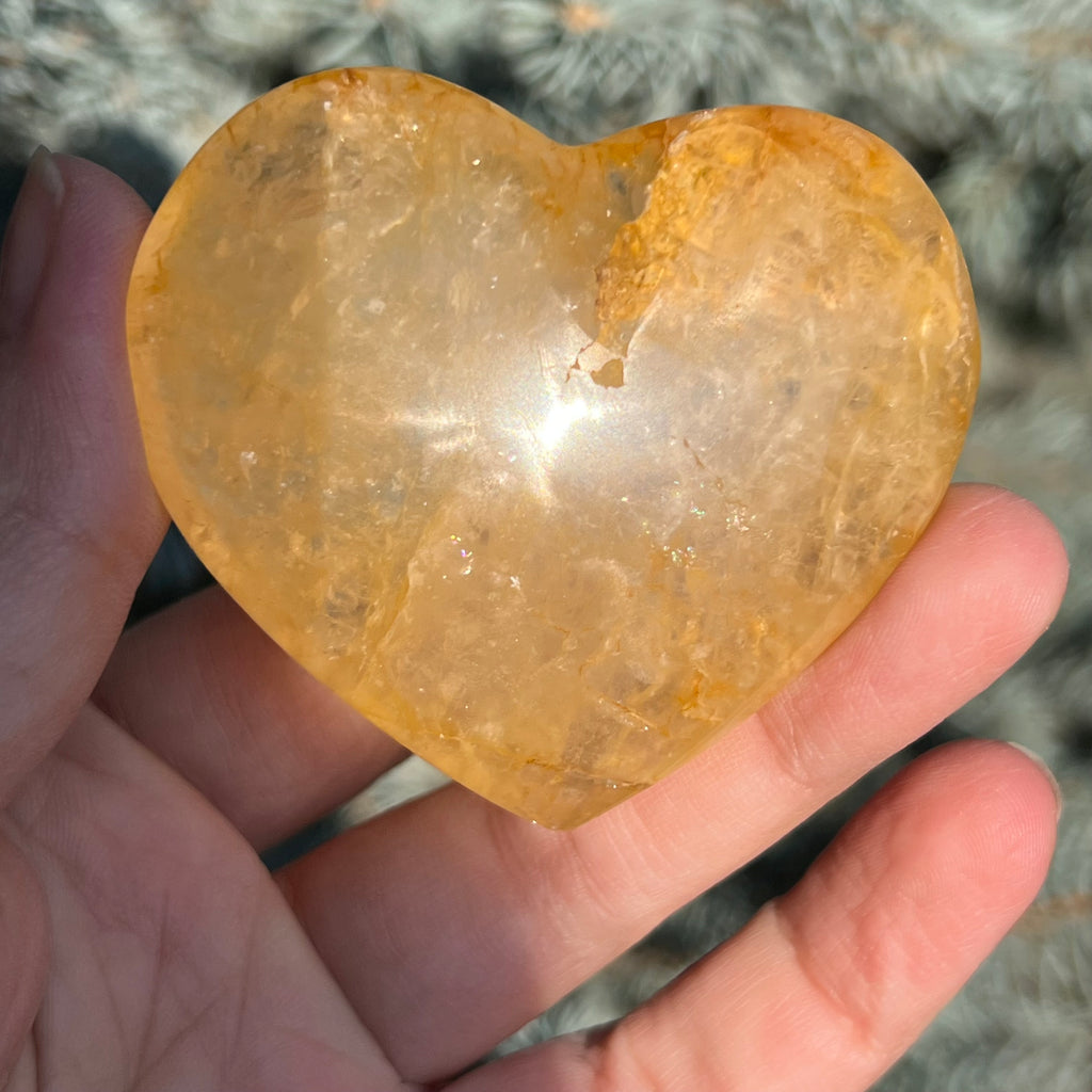 Inima golden healer, cuart lamaie model 4A/5, druzy.ro, cristale 4