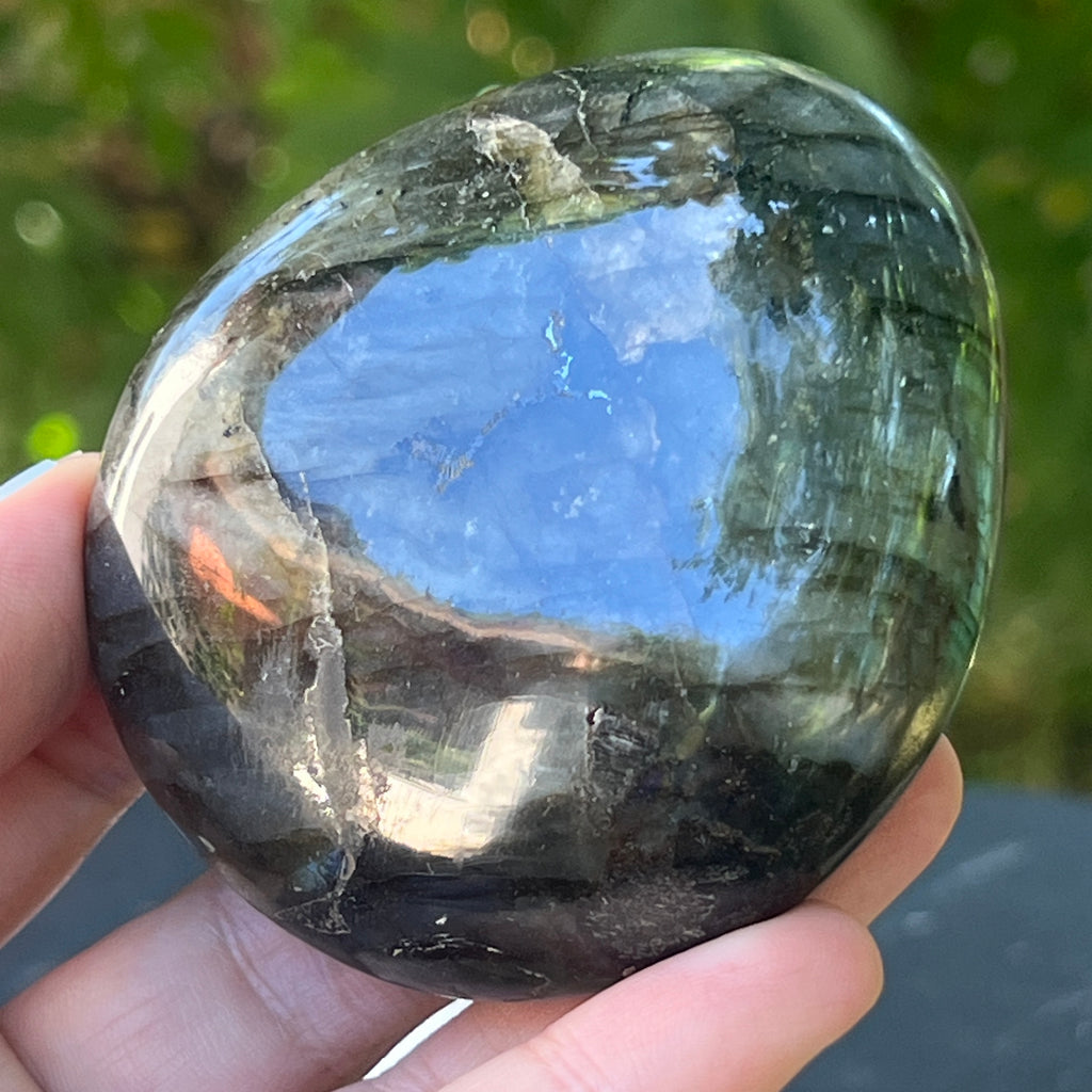Labradorit palm stone m9, pietre semipretioase - druzy.ro 3 
