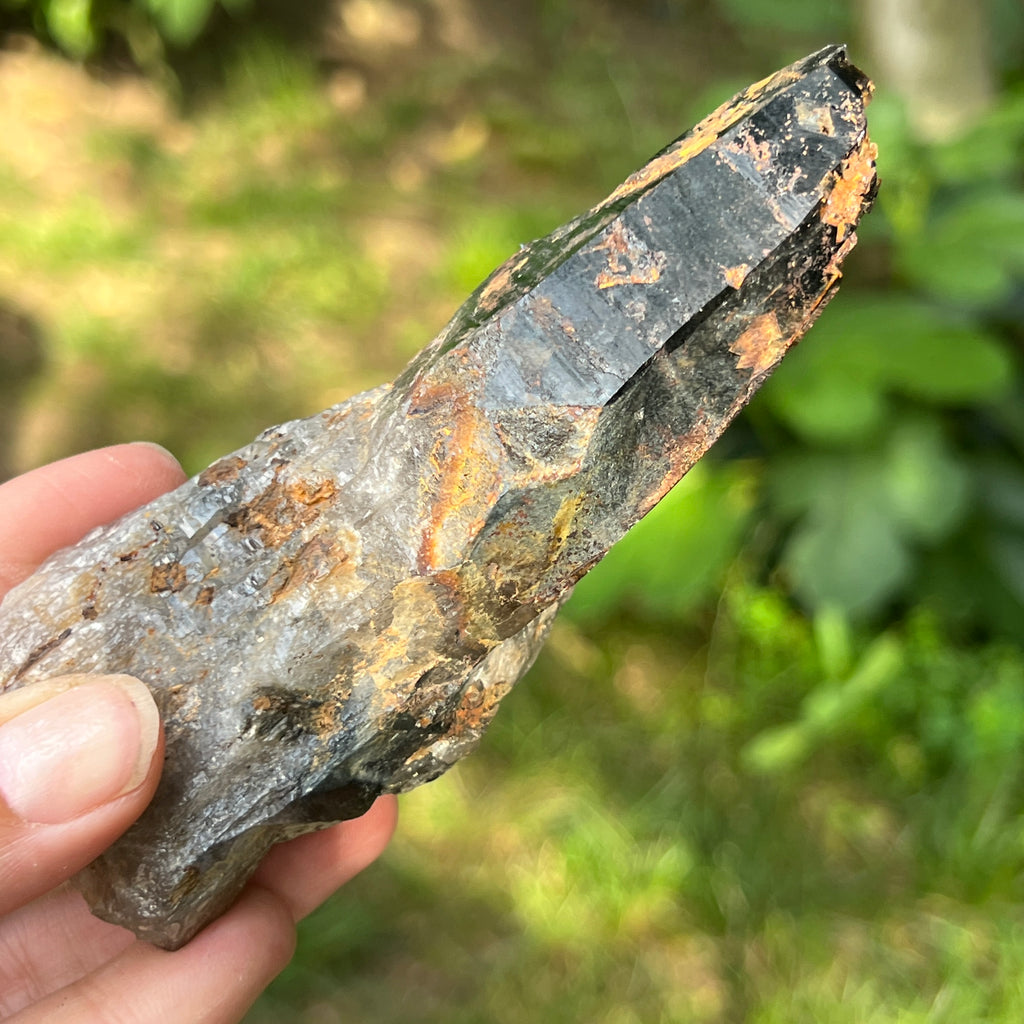 Varf brut cuart fumuriu | Model L6, pietre semipretioase - druzy.ro 5 