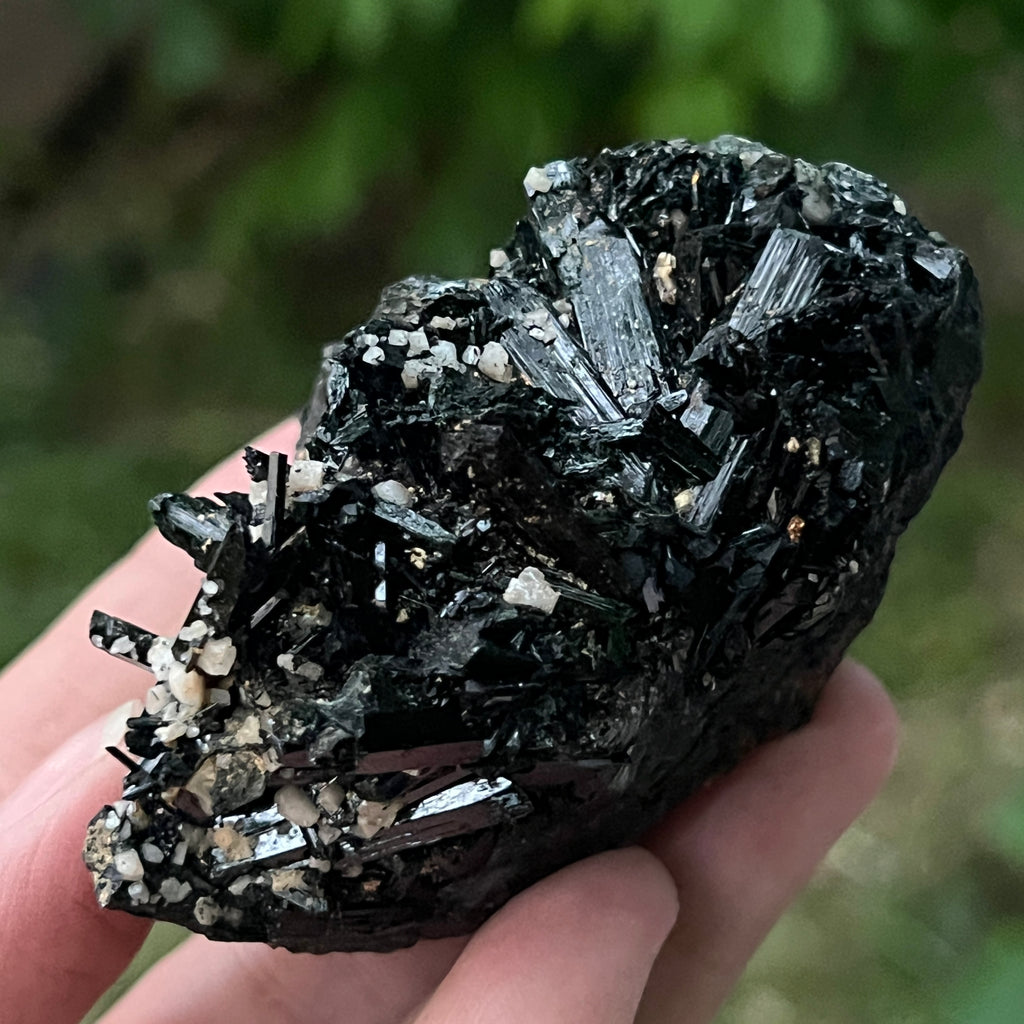 Cluster turmalina neagra model 3 din Erongo, Namibia, pietre semipretioase - druzy.ro 1 