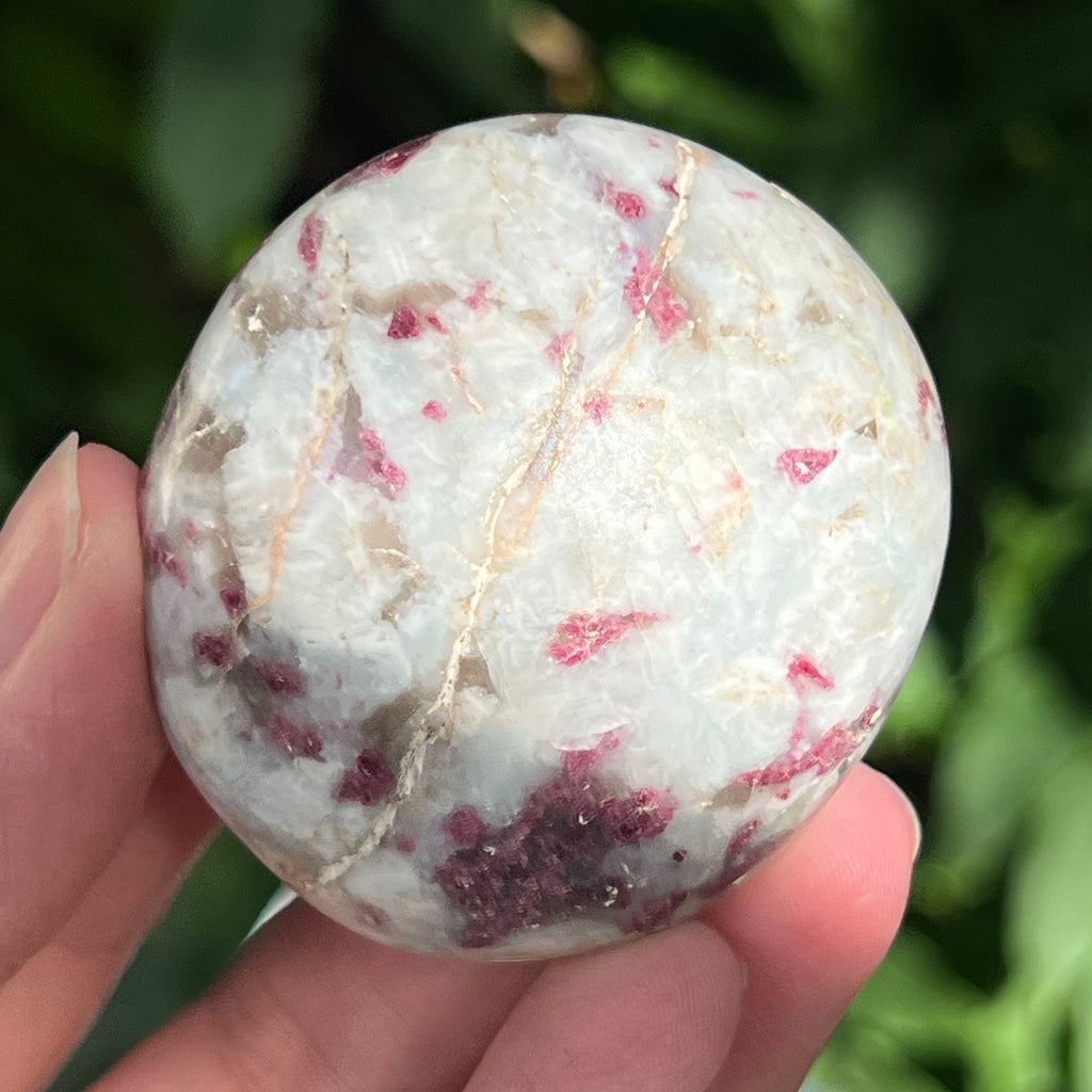 Palmstone rubelit/ turmalina roz m2, pietre semipretioase - druzy.ro 8 