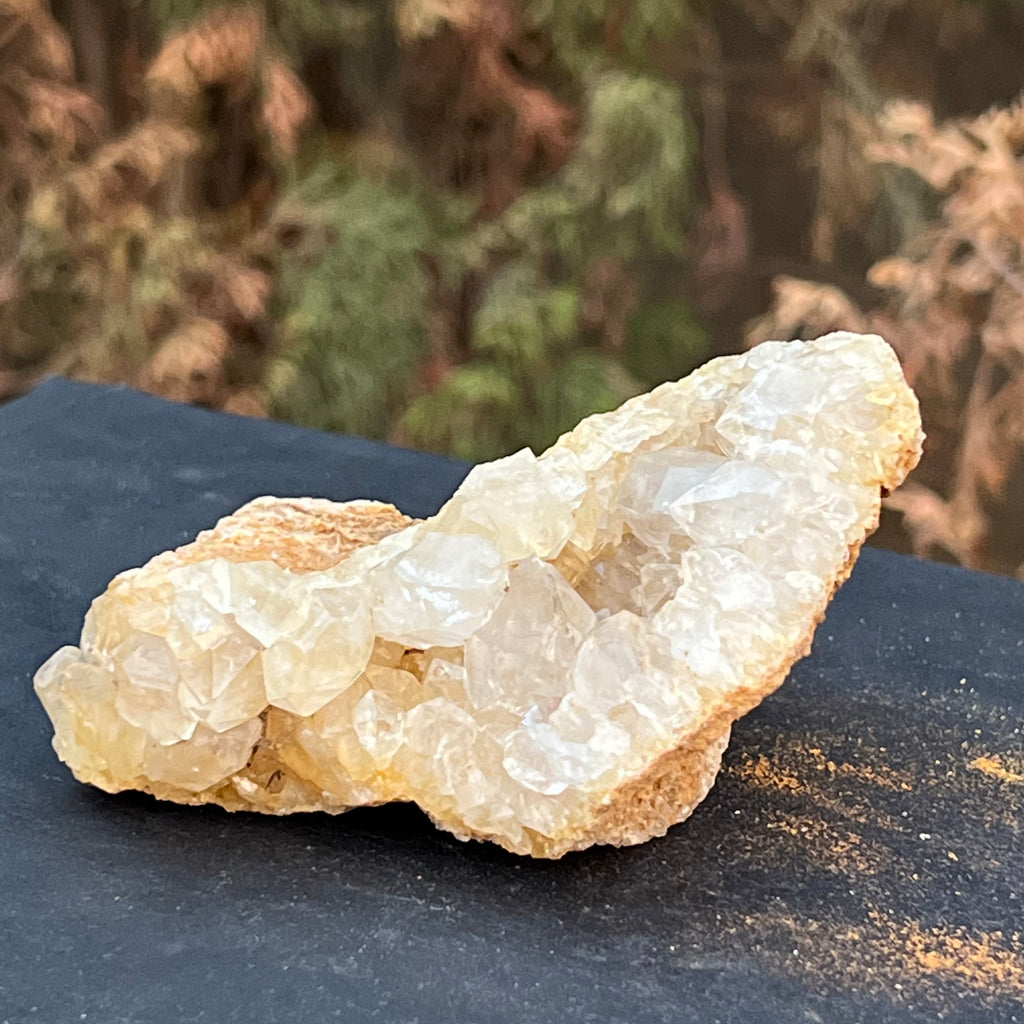 Cluster felie cuart incolor cristal de stanca din Zambia model 6, druzy.ro, cristale 2