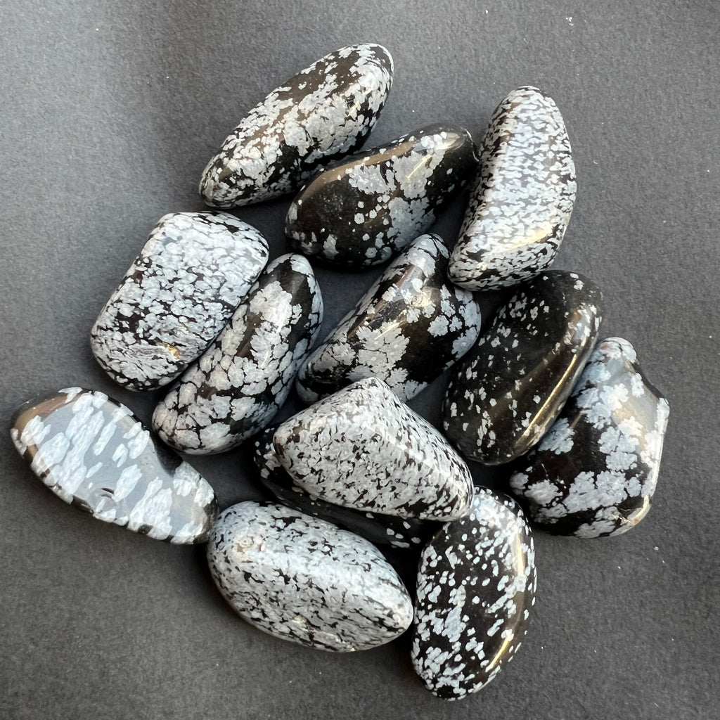 Obsidian zapada piatra rulata mini, pietre semipretioase - druzy.ro 6 