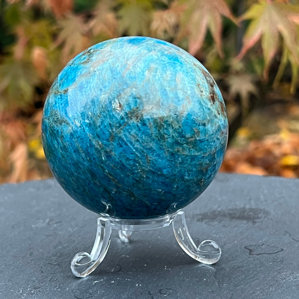 Apatit sfera m1, 6.8 cm, druzy.ro, cristale 1