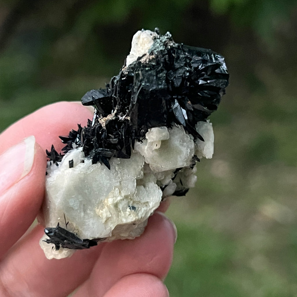 Cluster egirin mini cuart fumuriu/negru Zomba m9, pietre semipretioase - druzy.ro 7 