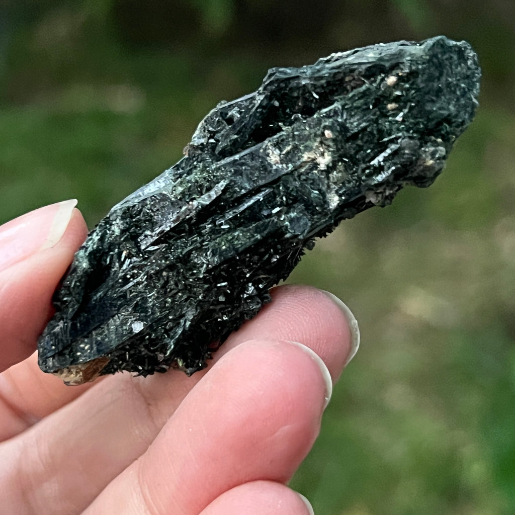Cluster egirin mini cuart fumuriu/negru Zomba m10, pietre semipretioase - druzy.ro 2 