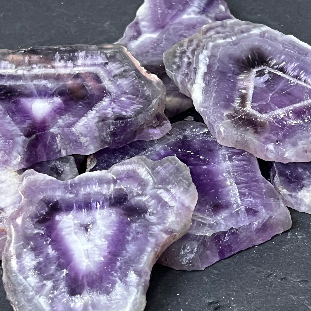 Felie nodul ametist chevron, pietre semipretioase - druzy.ro 5 