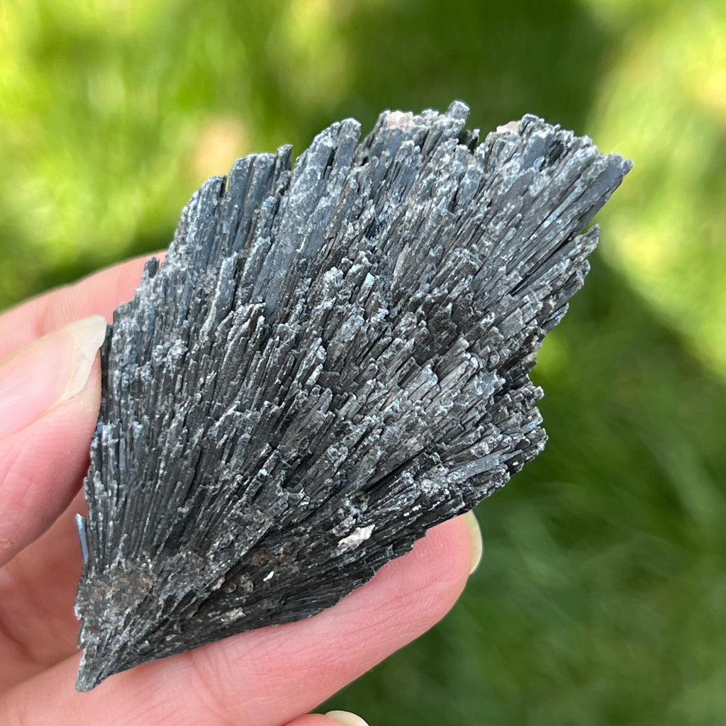 Kianit negru (Cianit) piatra bruta m6, pietre semipretioase - druzy.ro 5 
