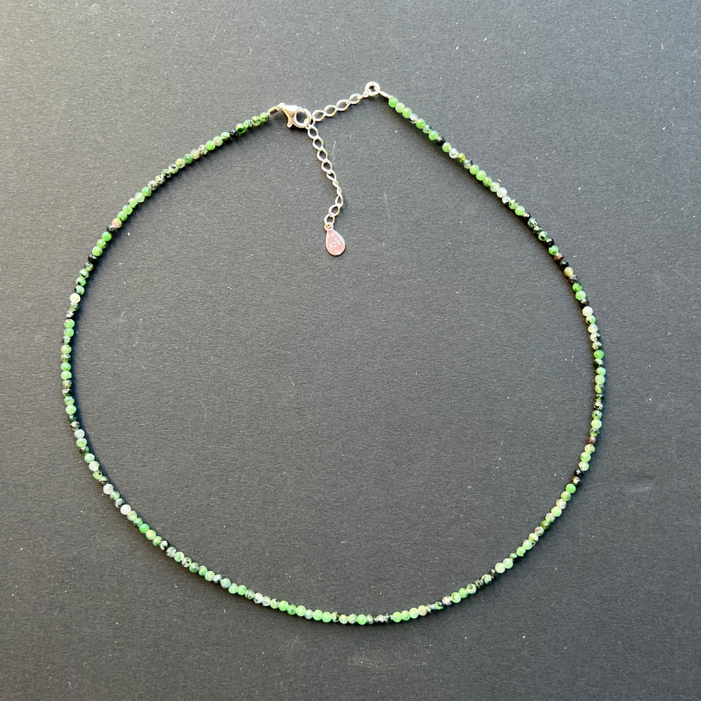 Colier zoisit Reverie #107, pietre semipretioase - druzy.ro 1 