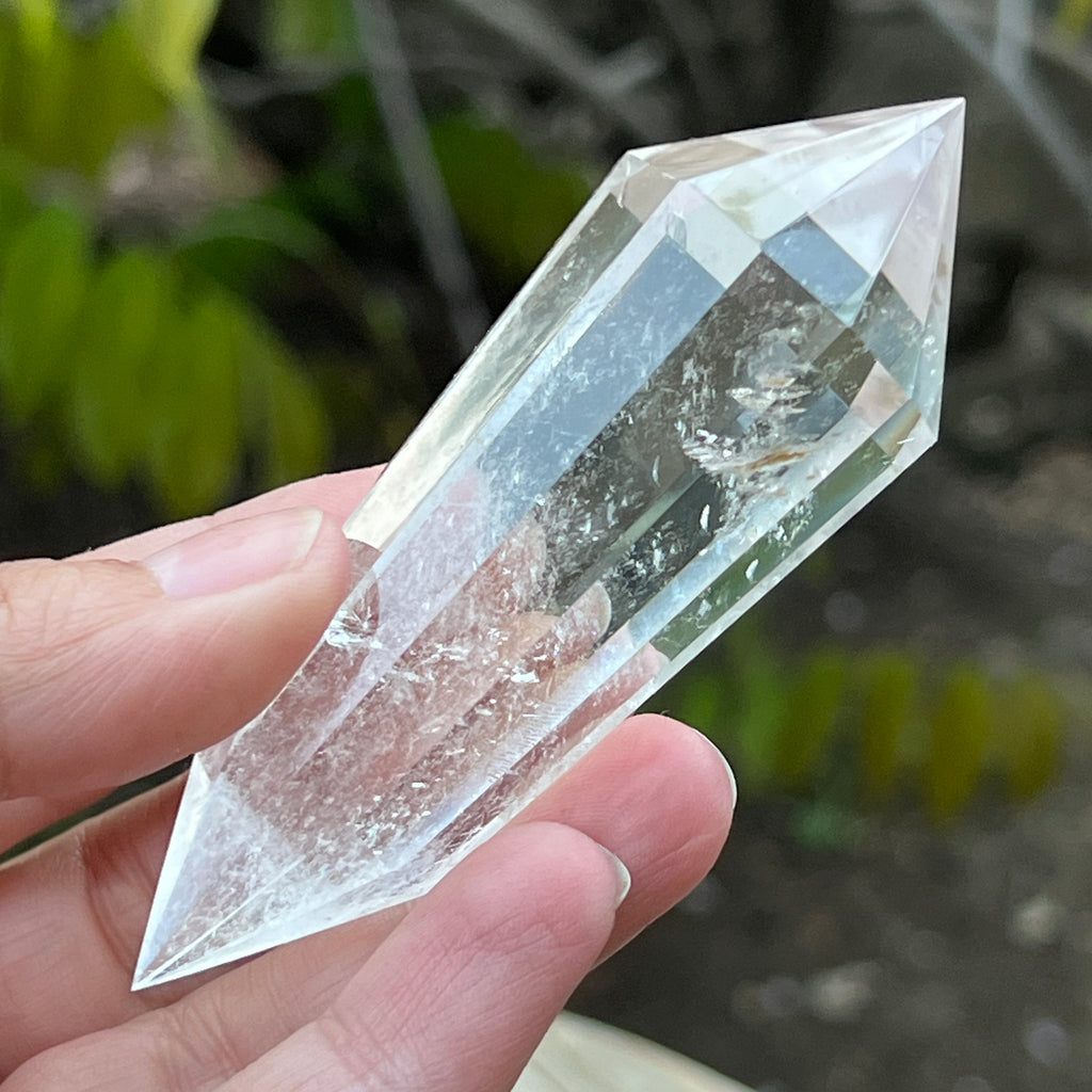 Bagheta cuart vogel, 12 fete, Brazilia model 22, pietre semipretioase - druzy.ro 4 