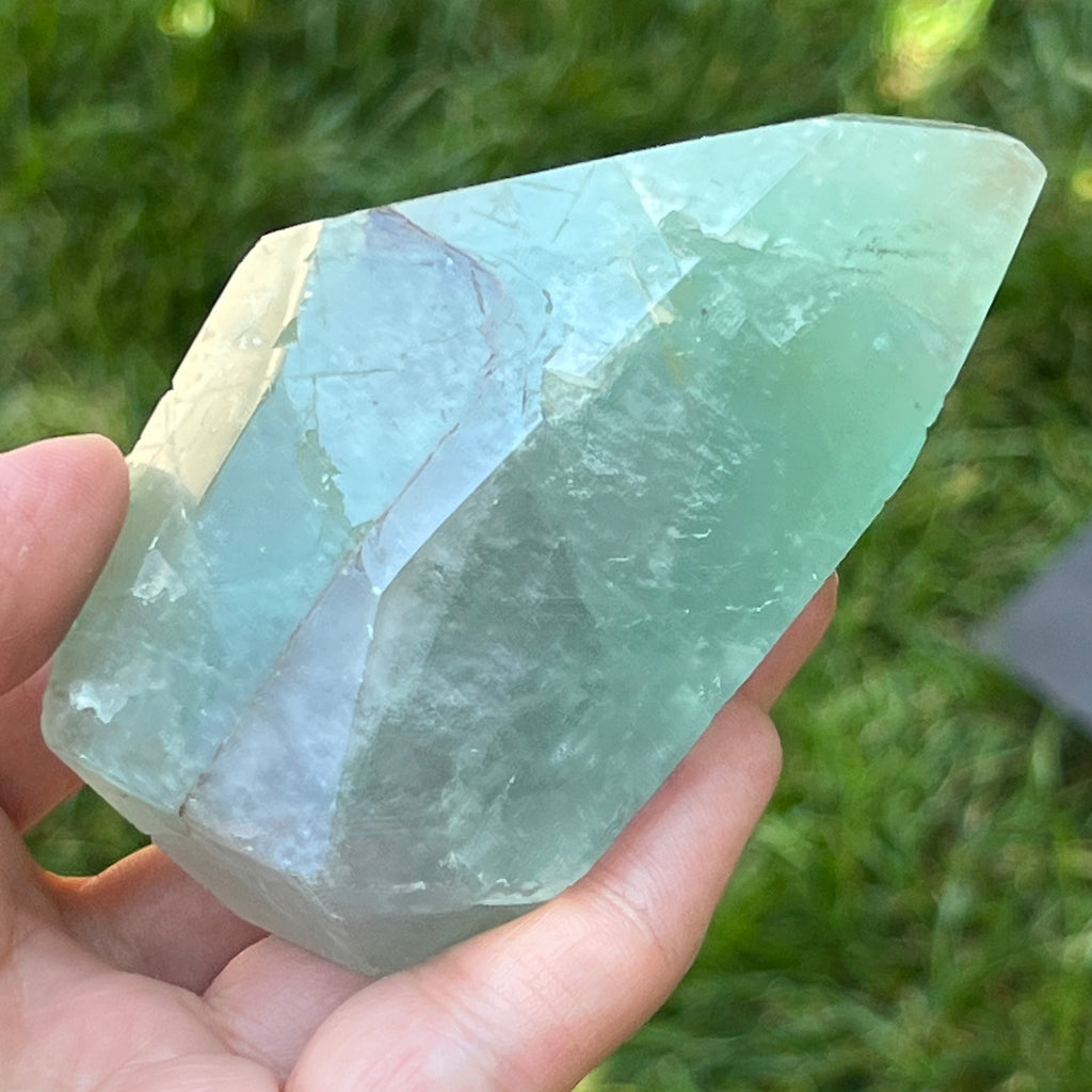 Varf/ generator fluorit model Azur3, pietre semipretioase - druzy.ro 6 