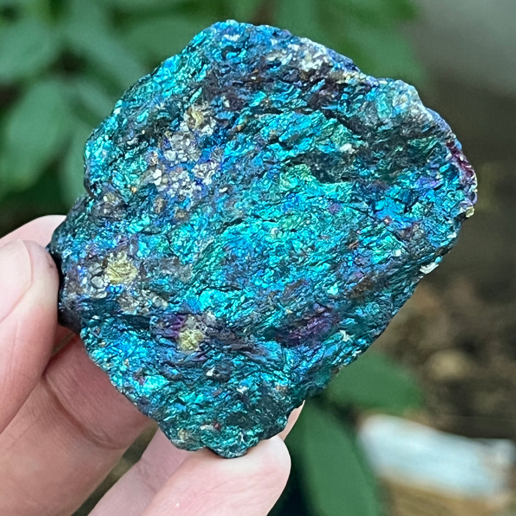 Calcopirita iridescentă din Mexic model 1, pietre semipretioase - druzy.ro 6 