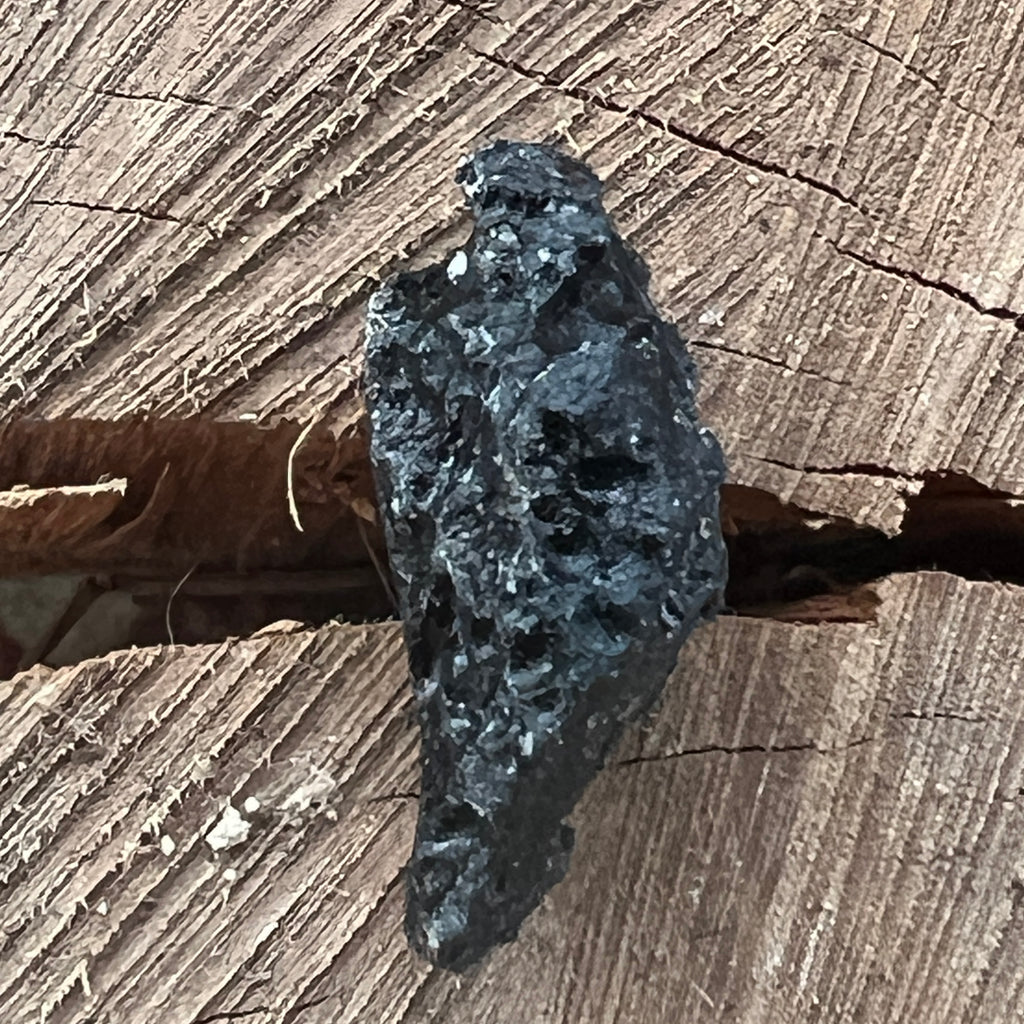 Tectita neagra, meteorit piatra bruta, tektit m4, pietre semipretioase - druzy.ro 2 