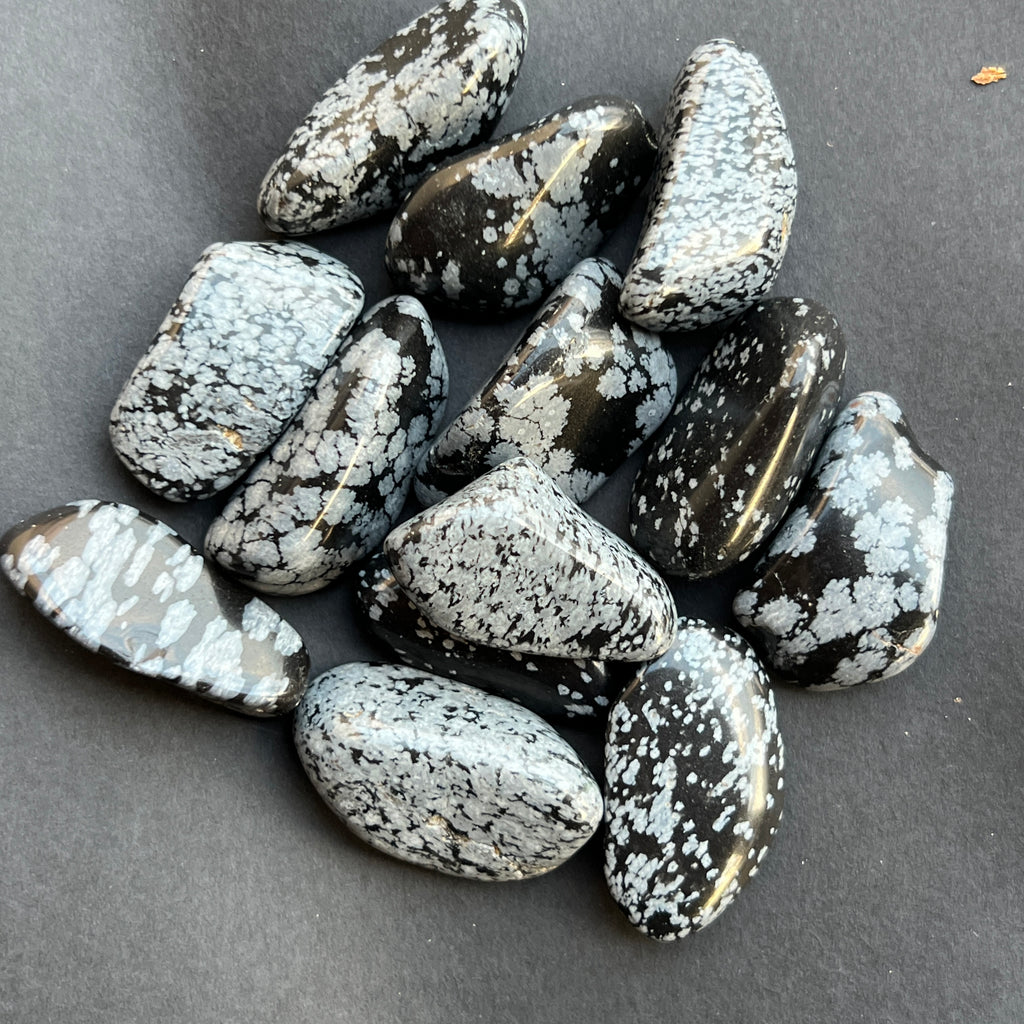 Obsidian zapada piatra rulata mini, pietre semipretioase - druzy.ro 5 