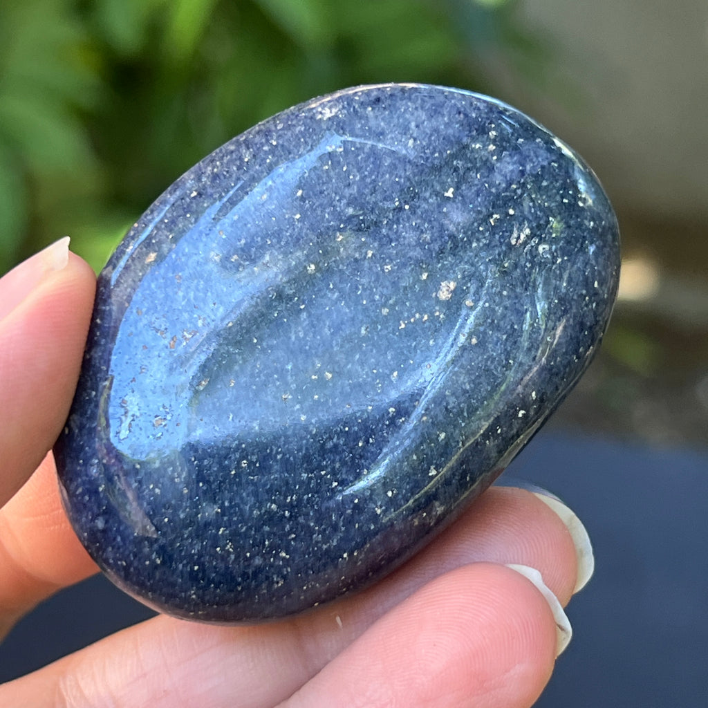 Palmstone lazulit din Madagascar model 8, pietre semipretioase - druzy.ro 2 