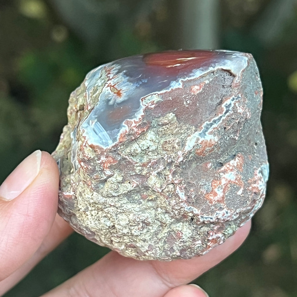 Agat de Botswana, nodul agat river model 12, pietre semipretioase - druzy.ro 4 