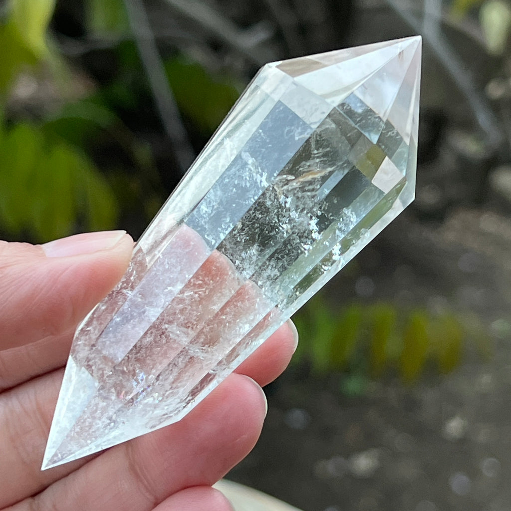 Bagheta cuart vogel, 12 fete, Brazilia model 22, pietre semipretioase - druzy.ro 7 
