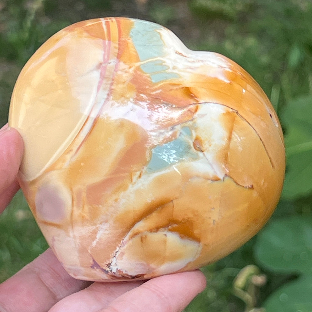 Inima jasp policrom | Model 5, pietre semipretioase - druzy.ro 1 