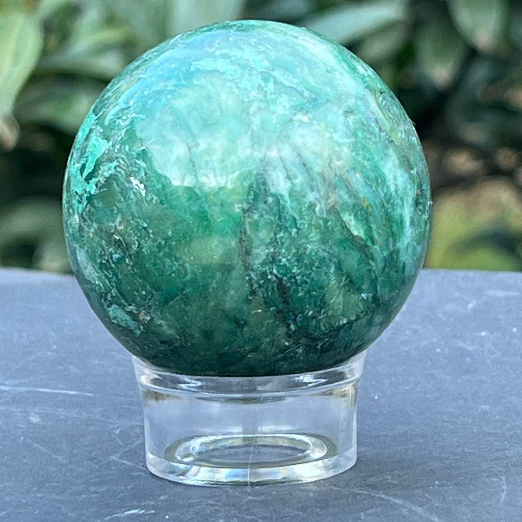 Sfera jad verde nefrit Africa model 2, pietre semipretioase - druzy.ro 3 