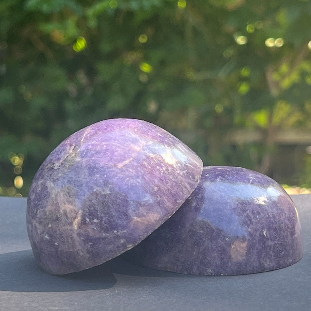 Semisfera lepidolit, pietre semipretioase - druzy.ro 4 