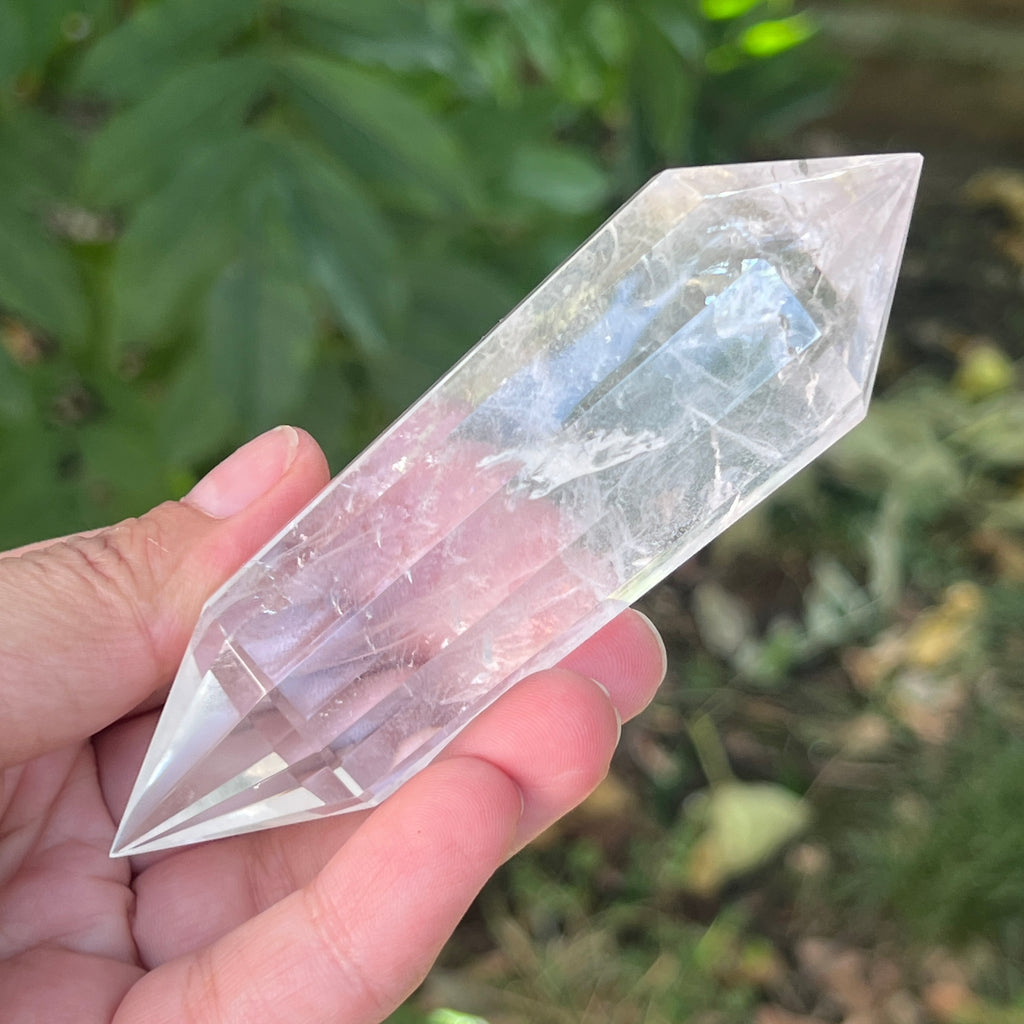 Bagheta cuart vogel, 12 fete, Brazilia model 18, pietre semipretioase - druzy.ro 5 