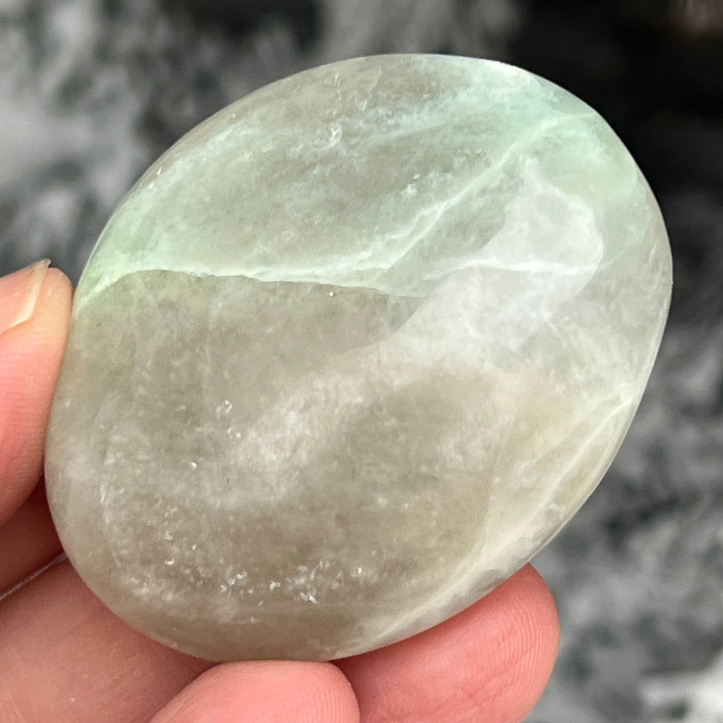 Palmstone piatra lunii cu garnierit m24, druzy.ro, cristale 3