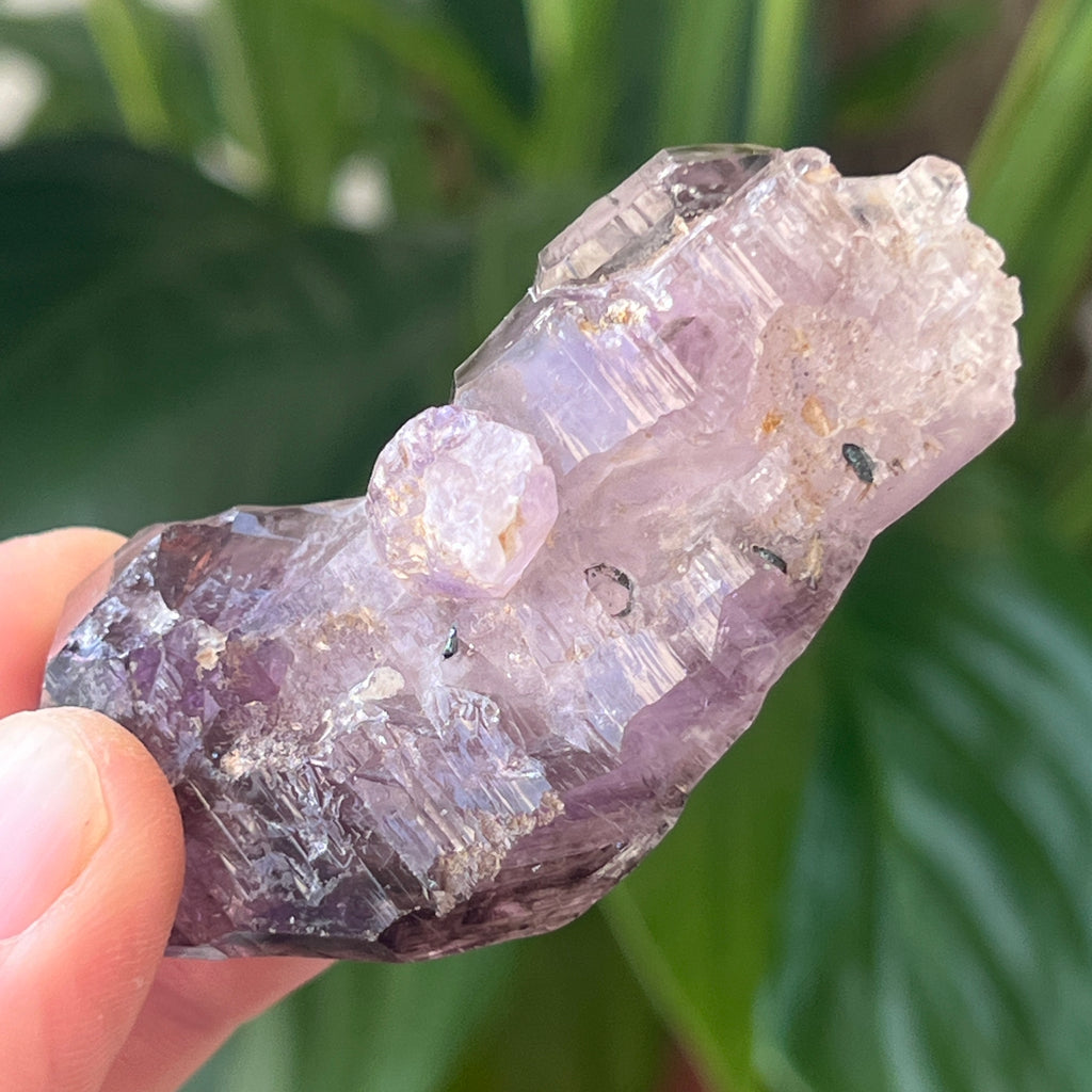 Ametist generator/varf mina Brandberg | Model L62, pietre semipretioase - druzy.ro 2 