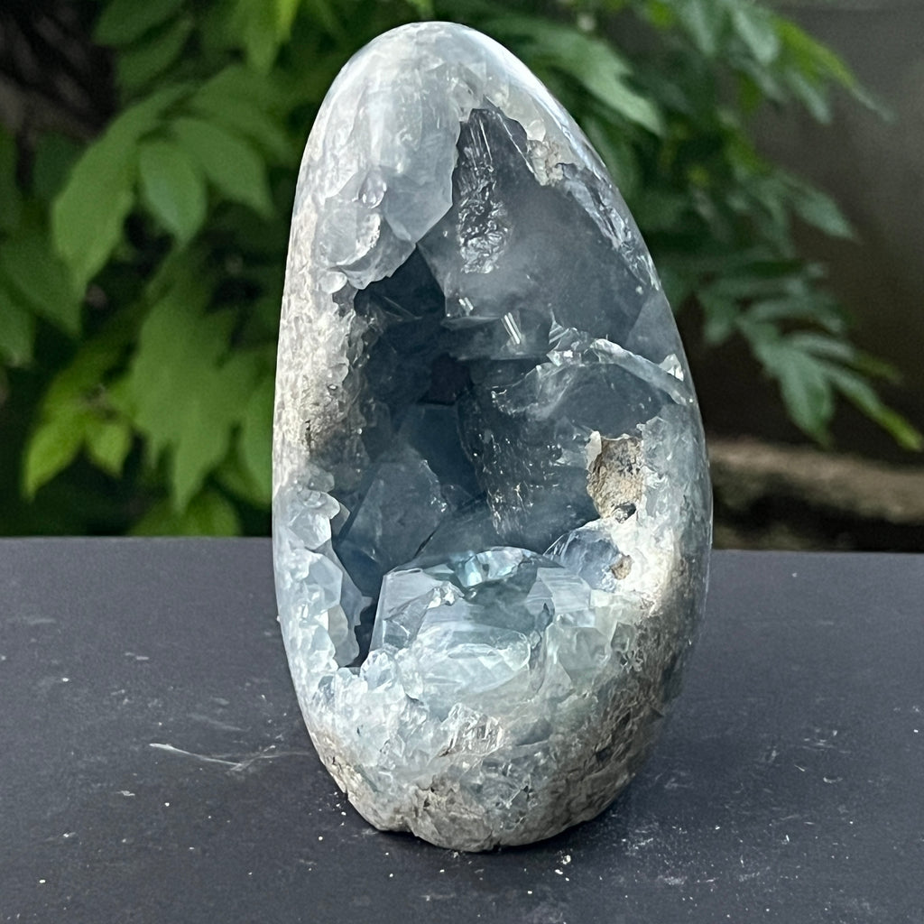 Sculptura celestit / celestina | Model 2, pietre semipretioase - druzy.ro 3 