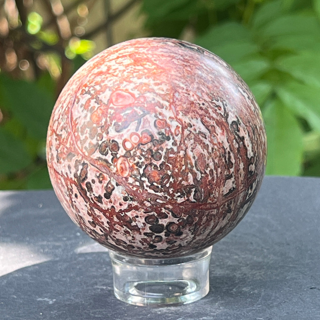 Sfera jasp piele de sarpe din Australia | Model 10, pietre semipretioase - druzy.ro 3 