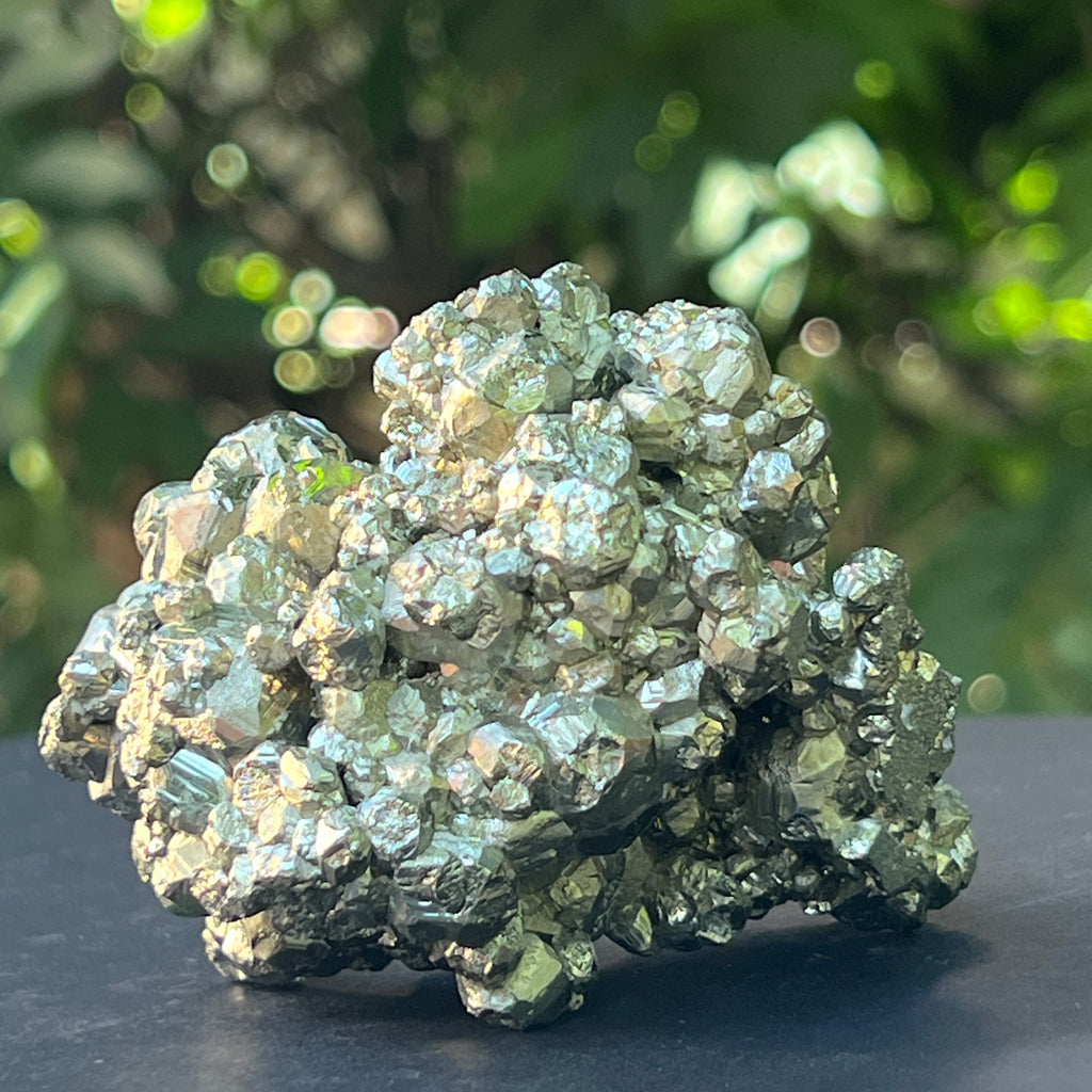 Specimen pirita Peru cluster model 2, pietre semipretioase - druzy.ro 3 