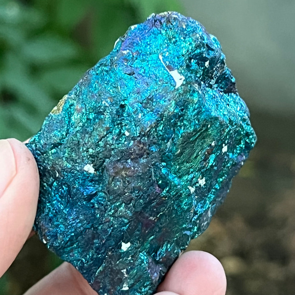 Calcopirita iridescentă din Mexic model 1, pietre semipretioase - druzy.ro 5 