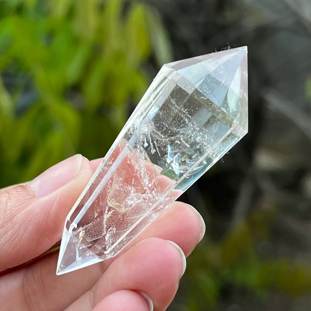 Bagheta cuart vogel, 12 fete, Brazilia model 5, pietre semipretioase - druzy.ro 1 