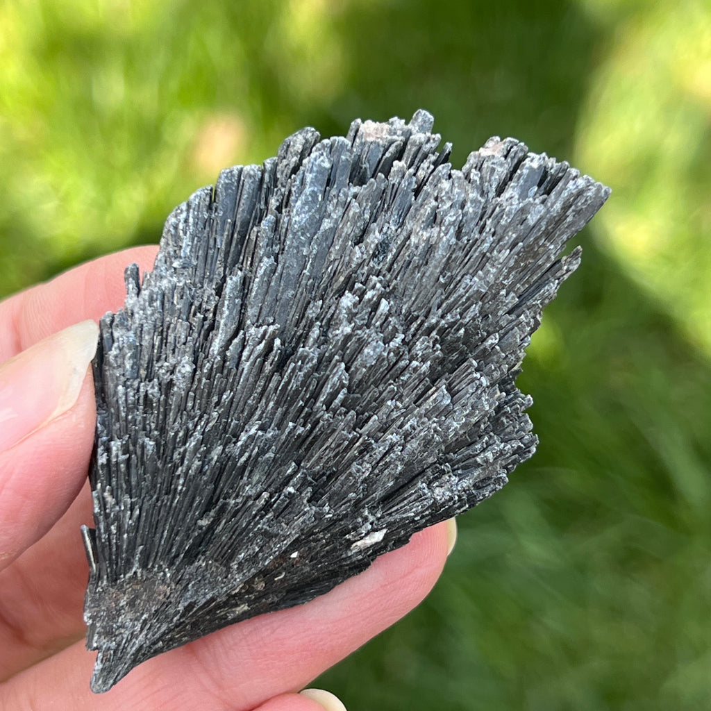 Kianit negru (Cianit) piatra bruta m6, pietre semipretioase - druzy.ro 4 